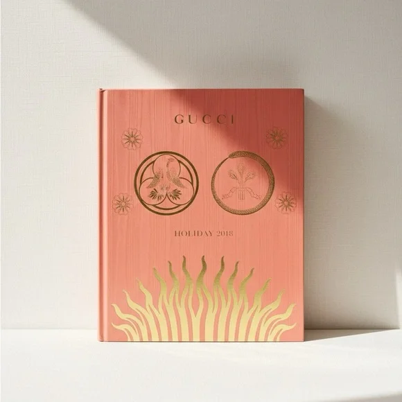 Gucci Holiday 2018 Coral Home Decorative Book - Picture 2 of 6